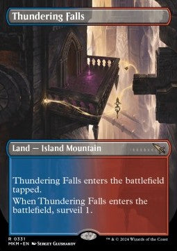 MTG - Murders at Karlov Manor - 331 : Thundering Falls (Non Foil) (Borderless)