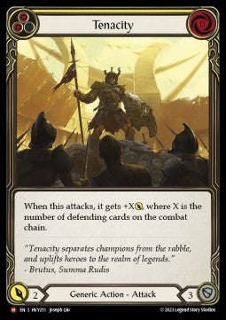 FAB - Heavy Hitters - HVY211 : Tenacity (Red) (Non Foil) (8108356108535)