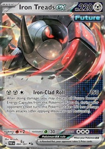 SCARLET AND VIOLET, Paldean Fates - 066/198 : Iron Treads ex (Half Art) (8088855281911)