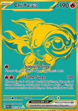 SCARLET AND VIOLET, Paldean Fates - 241/091 : Chi-Yu ex (Secret Rare) (Full Art)