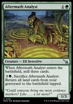 MTG - Murders at Karlov Manor - 148 : Aftermath Analyst (Non Foil)