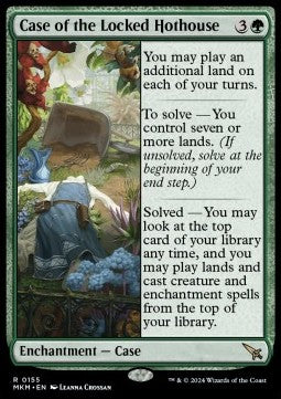 MTG - Murders at Karlov Manor - 155 : Case of the Locked Hothouse (Foil)