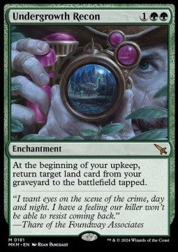 MTG - Murders at Karlov Manor - 181 : Undergrowth Recon (Foil)