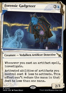 MTG - Murders at Karlov Manor - 342 : Forensic Gadgeteer (Foil) (Showcase)