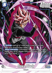 Dragon Ball Super - FB01-039 : Goku Black - Fusion World - Awakened Pulse (Super Rare) (Alt Art) (8097504002295)