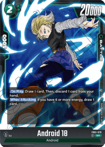 Dragon Ball Super - FB01-079 : Android 18 - Fusion World - Awakened Pulse (Super Rare) (8109831356663)