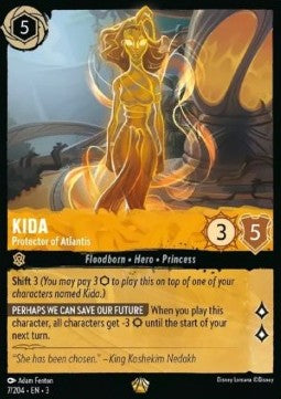 Disney Lorcana - 007/204 : Kida - Protector of Atlantis - Rise of the Floodborn (Non Holo) (8097513341175)