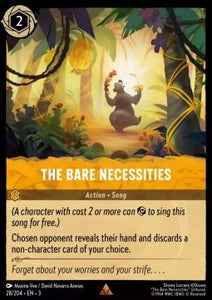 Disney Lorcana - Into the Inklands - 028/204 : The Bare Necessities (Non Holo) (8408430805239)