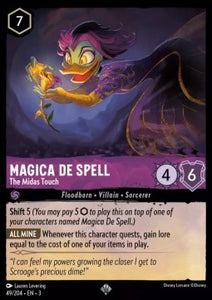 Disney Lorcana - 049/204 : Magica De Spell - The Midas Touch - Rise of the Floodborn (Non Holo) (8097510686967)