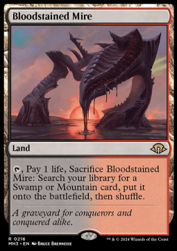 MTG - Modern Horizons 3 - 216 : Bloodstained Mire (Non Foil) (8353758675191)