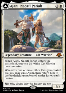 MTG - Modern Horizons 3 - 237 : Ajani, Nacatl Pariah // Ajani, Nacatl Avenger (Non Foil) (9504991903991)