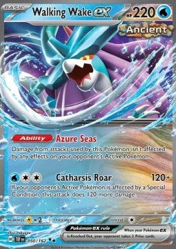 SCARLET AND VIOLET, Temporal Forces - 050/162 : Walking Wake ex (Half Art) (8152998772983)