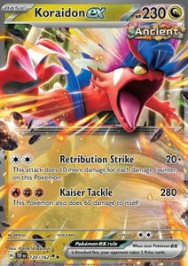 SCARLET AND VIOLET, Temporal Forces - 120/162 : Koraidon ex (Half Art) (8153046647031)