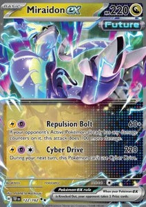 SCARLET AND VIOLET, Temporal Forces - 122/162 :Miraidon ex (Half Art) (8152364056823)