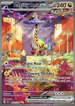 SCARLET AND VIOLET, Temporal Forces - 208/162 : Raging Bolt ex (Full Art) (14920489402749)