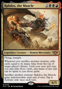 MTG - Outlaws of Thunder Junction - 226 : Rakdos, the Muscle (Non Foil) (9506532360439)