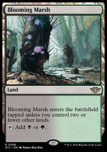 MTG - Outlaws of Thunder Junction - 266 : Blooming Marsh (Non Foil) (8370387747063)