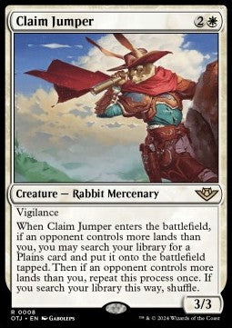 MTG - Outlaws of Thunder Junction - 008 : Claim Jumper (Non Foil) (8408409702647)