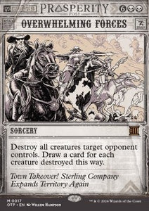 MTG - Outlaws of Thunder Junction - Breaking News - 017 : Overwhelming Forces (Non Foil) (14831762342269)