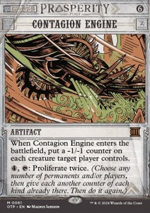 MTG - Outlaws of Thunder Junction - Breaking News - 061 : Contagion Engine (Non Foil) (8335473017079)