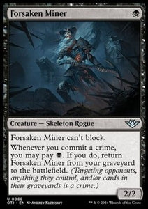 MTG - Outlaws of Thunder Junction - 088 : Forsaken Miner (Non Foil) (9506530689271)