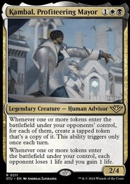 MTG - Outlaws of Thunder Junction - 211 : Kambal, Profiteering Mayor (Non Foil) (8407443702007)