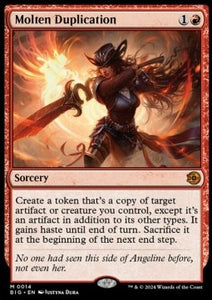 MTG - The Big Score - 014 : Molten Duplication (Non Foil) (8377509183735)