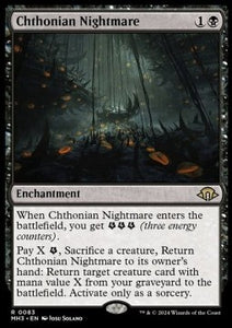 MTG - Modern Horizons 3 - 083 : Chthonian Nightmare (Non Foil) (8350608457975)