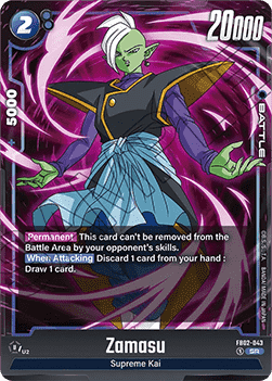 DBS - Fusion World - Blazing Aura - FB02-043 : Zamasu (Super Rare) (8370519867639)