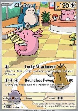 SCARLET AND VIOLET, Twilight Masquerade - 187/167 : Chansey (Full Art)