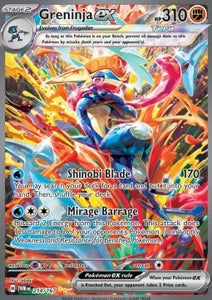 SCARLET AND VIOLET, Twilight Masquerade - 214/167 : Greninja ex (Full Art) (14845907960189)