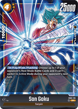 DBS - Fusion World - Blazing Aura - FB02-119 : Son Goku (Super Rare) (8370527273207)