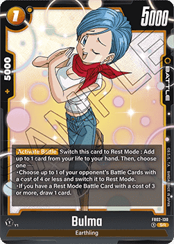 DBS - Fusion World - Blazing Aura - FB02-130 : Bulma (Super Rare) (8370521866487)