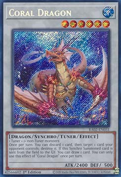 YGO - 25th Anniversary Rarity Collection II - RA02-EN031 : Coral Dragon (Quarter Century Secret Rare) (8370279317751)