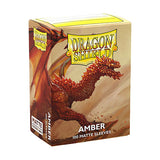 Dragon Shield - Dual Matte - Amber - Classic Size Sleeves (100ct)