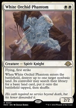 MTG - Modern Horizons 3 - 047 : White Orchid Phantom (Non Foil) (8371172606199)