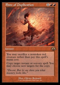 MTG - Modern Horizons 3 - 416 : Flare of Duplication (Retro Frame) (Non Foil) (8376805753079)