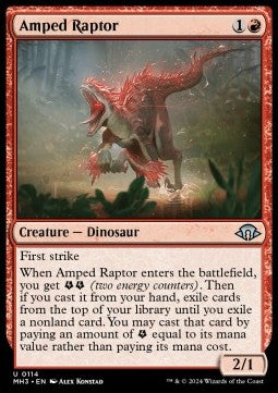 MTG - Modern Horizons 3 - 114 : Amped Raptor (Non Foil) (8353807007991)