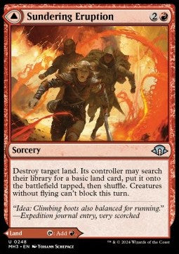 MTG - Modern Horizons 3 - 248 : Sundering Eruption // Volcanic Fissure (Foil) (9506135933175)