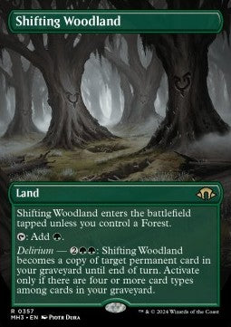 MTG - Modern Horizons 3 - 357 : Shifting Woodland (Borderless) (Non Foil) (8370450989303)