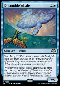 MTG - Modern Horizons 3 - 059 : Dreamtide Whale (Non Foil) (8350610555127)