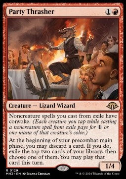 MTG - Modern Horizons 3 - 129 : Party Thrasher (Non Foil) (8371472040183)