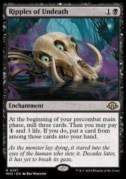 MTG - Modern Horizons 3 - 107 : Ripples of Undeath (Non Foil) (8370440339703)