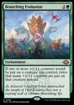 MTG - Modern Horizons 3 - 285 : Branching Evolution (Foil) (9506090483959)