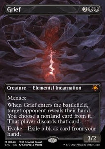 MTG - Special Guests - 046 : Grief (Non Foil) (Borderless) (8350605443319)