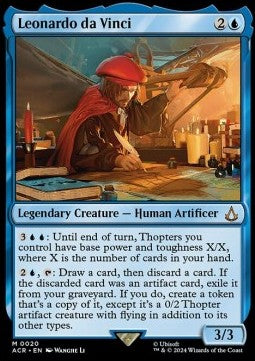 MTG - Universes Beyond: Assassin's Creed - 020 : Leonardo da Vinci (Non Foil) (8378608287991)