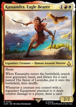 MTG - Universes Beyond: Assassin's Creed - 059 : Kassandra, Eagle Bearer (Non Foil) (8378605601015)