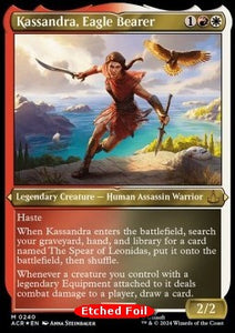 MTG - Universes Beyond: Assassin's Creed - 240 : Kassandra, Eagle Bearer (Etched Foil) (9491851084023)