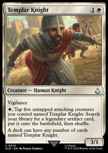 MTG - Universes Beyond: Assassin's Creed - 010 : Templar Knight (Foil) (8415188451575)