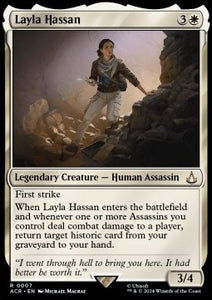 MTG - Universes Beyond: Assassin's Creed - 007 : Layla Hassan (Non Foil) (9504836813047)